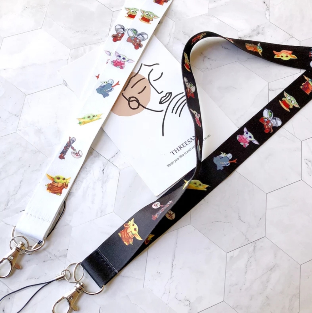 Baby Yoda Star Wars Mandalorian Keychain Lanyard